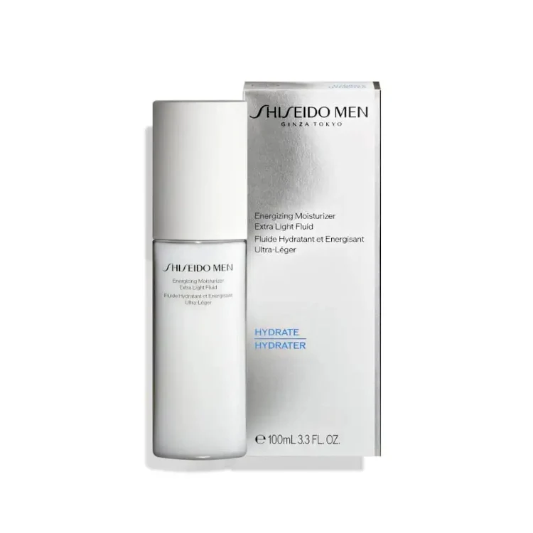 Shiseido - Men - Ginza Tokyo - Energizing Moisturizer Extra Light Fluid - Fluide Hydratant Et Energisant Ultra-Léger