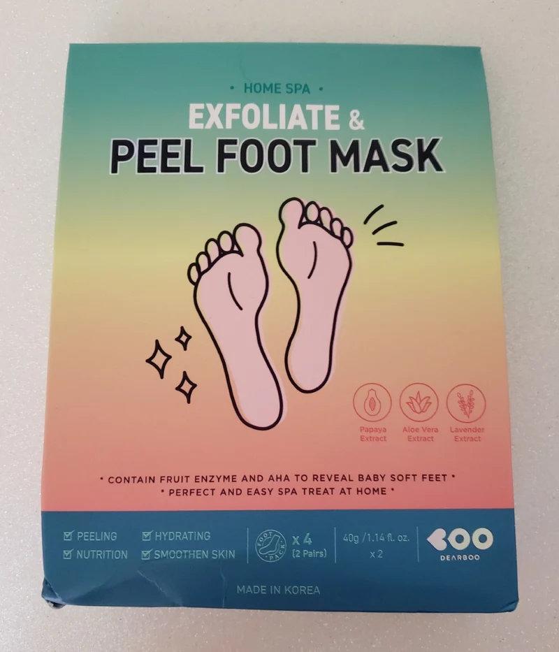 Dearboo Exfoliate & Peel Foot Mask