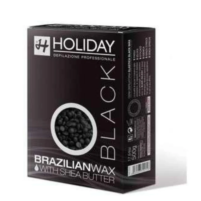 Holiday Cera Black Brasilian Wax in Perle 500ml