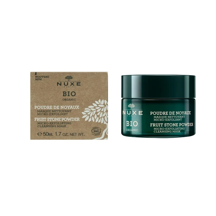 Nuxe - Bio Organic - Poudre De Noyaux - Masque Nettoyant Micro-Exfoliant - Fruit Stone Powder - Micro Exfolianting Cleasnsing Mask