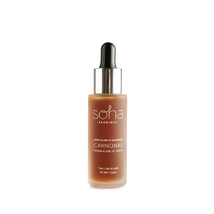 Soha - Cannonau - Serum-Elixir Of Youth - Siero-Elisir Di Giovinezza - Tutti I Tipi Di Pelle - All Skin Types