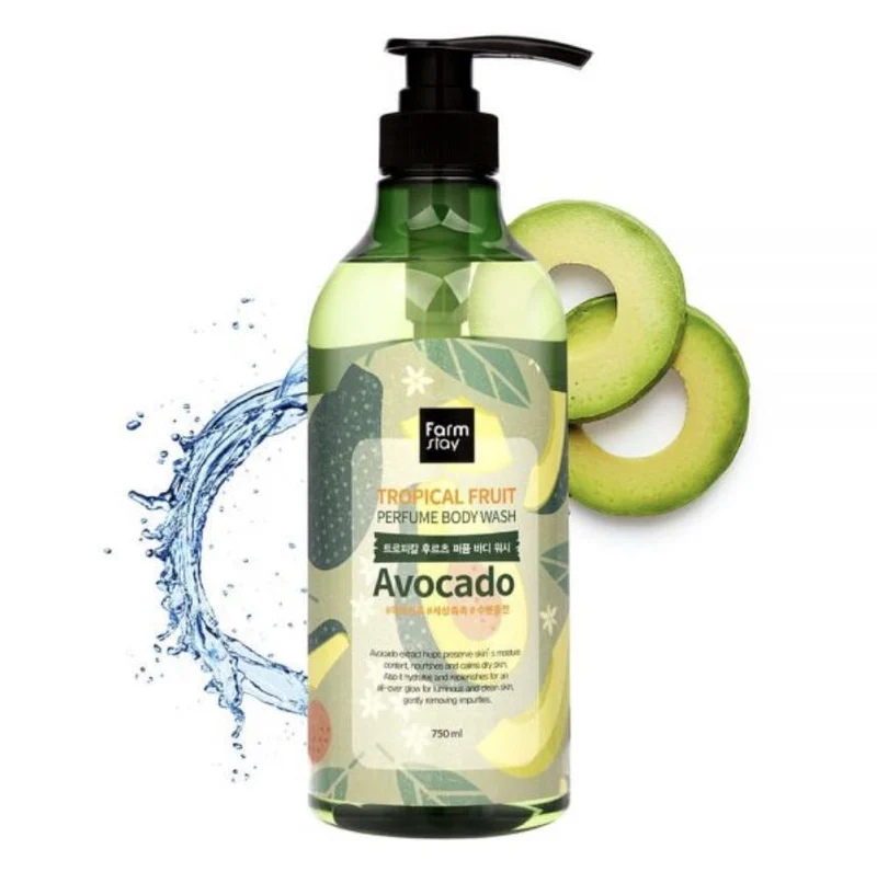 FarmStay Tropical Fruit Avocado Perfumed Body Wash