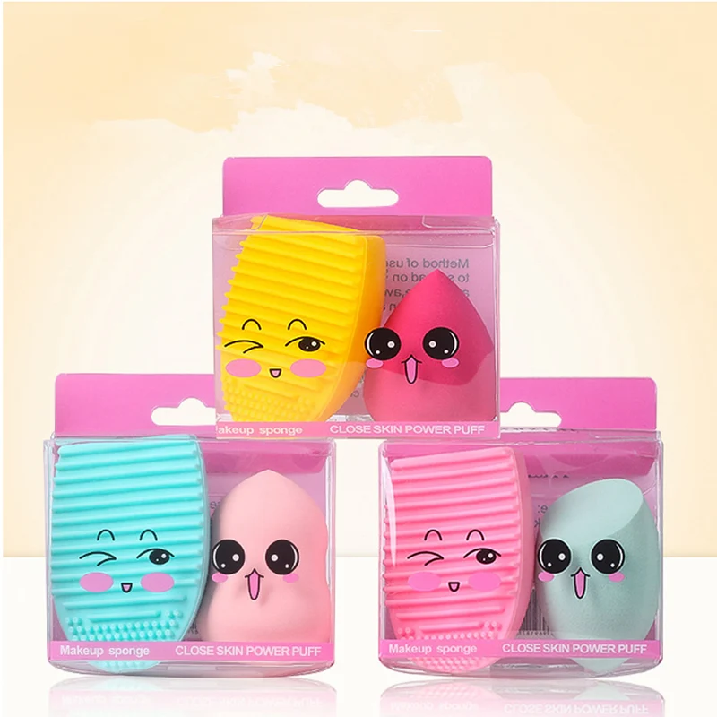 Chunziyi Makeup Sponge and Cleaner Set
