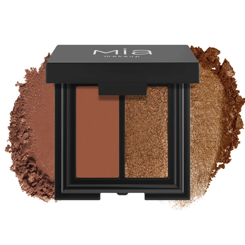 Double Match Eyeshadow Duo Ombretto Matte e Shimmer 05 Mia Makeup 3g