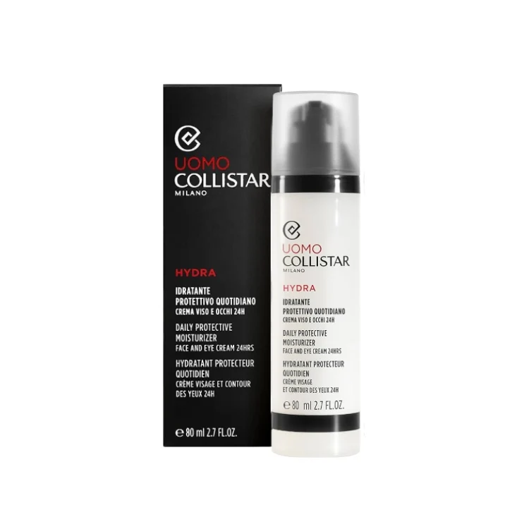 Collistar - Linea Uomo - Hydra - Idratante Protettivo Quotidiano - Crema Viso & Occhi 24H - Daily Protective Moisturizer - Face And Eye Cream 24HRS - Hydratant Protecteur Quotidien - Crème Visage Et Contour Des Yeux 24H