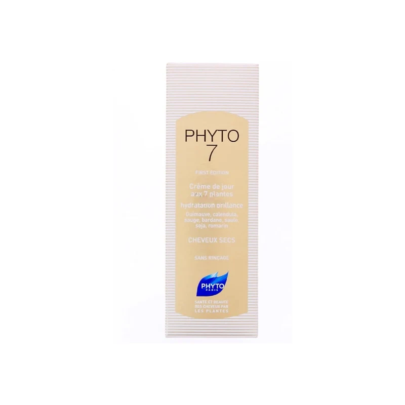 Phyto Paris - Phyto 7 - First Edition - Crème De Jour Aux 7 Plantes - Hydratation Brillance - Cheveux Secs - Hydrating Day Cream - With 7 Plants - Dry Hair - Capelli Secchi