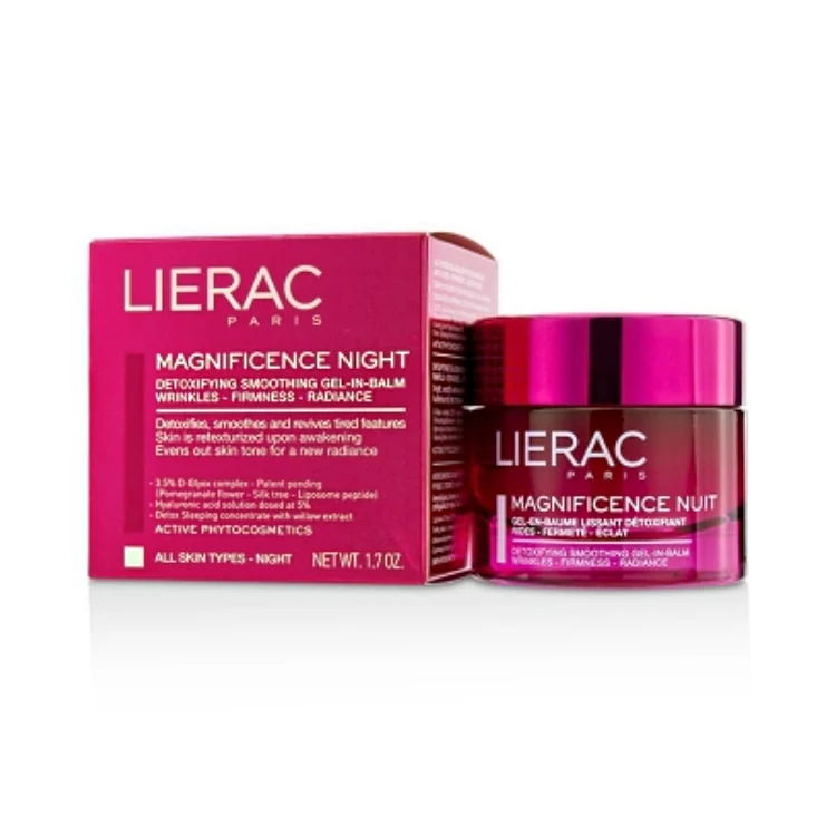 Lierac - Magnificence Night - Detoxifying Smoothing Gel-In-Balm - Wrinkles Firmness Radiance - Gel-En-Baume Lissant Détoxifiant - RIdes Fermeté Éclat - All Skin Types - Night