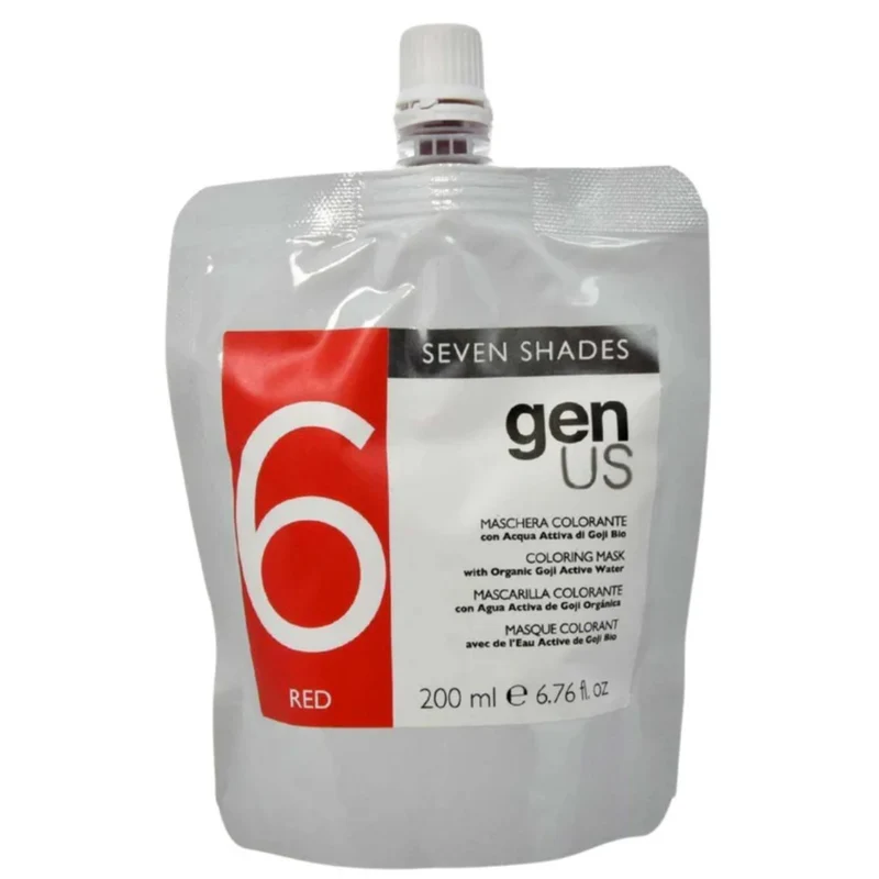 Genus Seven Shades Maschera Colorante - 7 Red 200ml