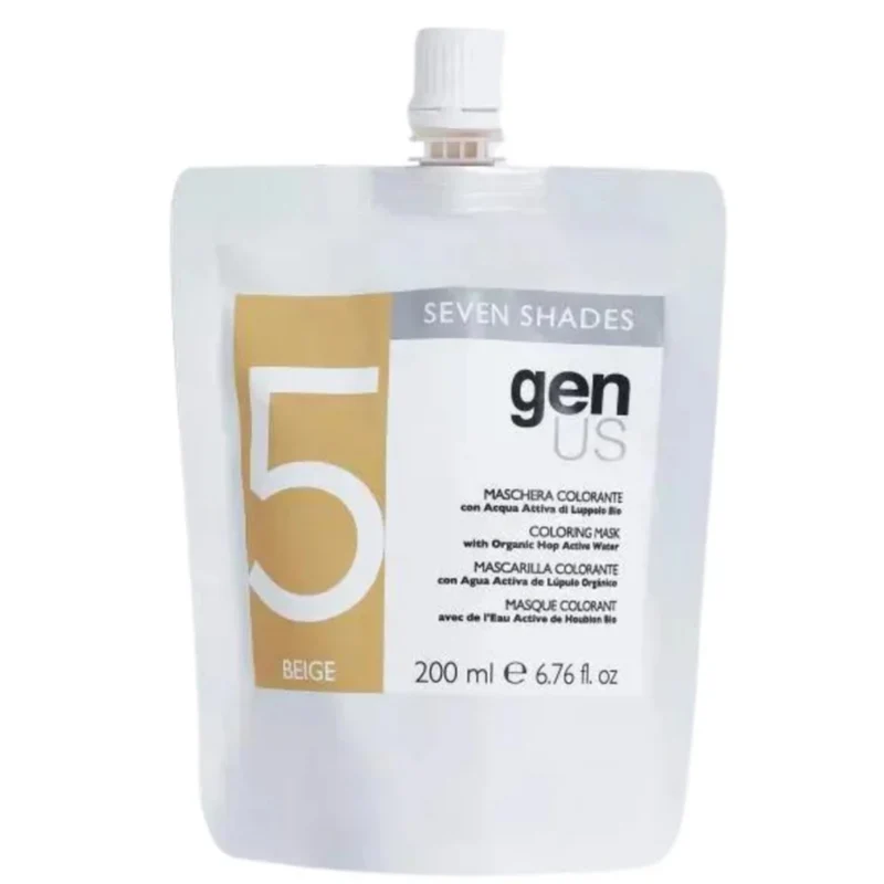 Genus Seven Shades Maschera Colorante - 5 Beige 200ml