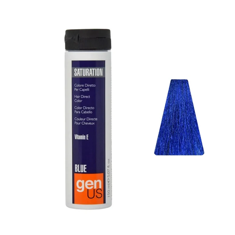 Genus Saturation Colore Diretto Per Capelli - Blue 150ml