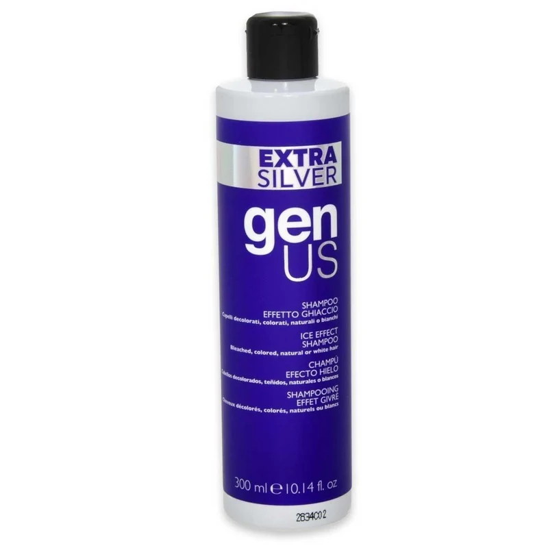 Genus Shampoo Extra Silver Effetto Ghiaccio 300ml