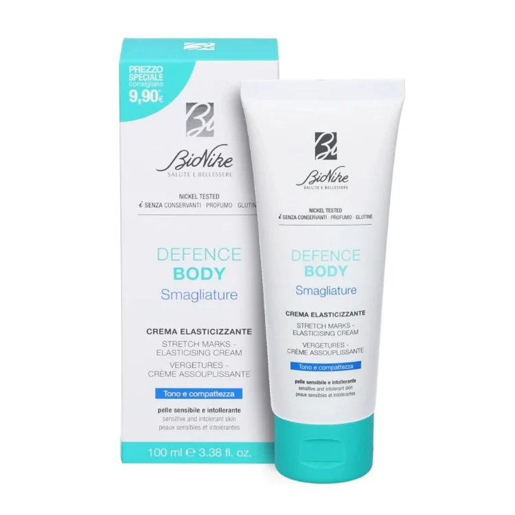 BioNike - Defence Body - Smagliature - Crema Elasticizzante - Stretch Marks Elasticising Cream - Tono & Compattezza - Pelle Sensibile & Intollerante