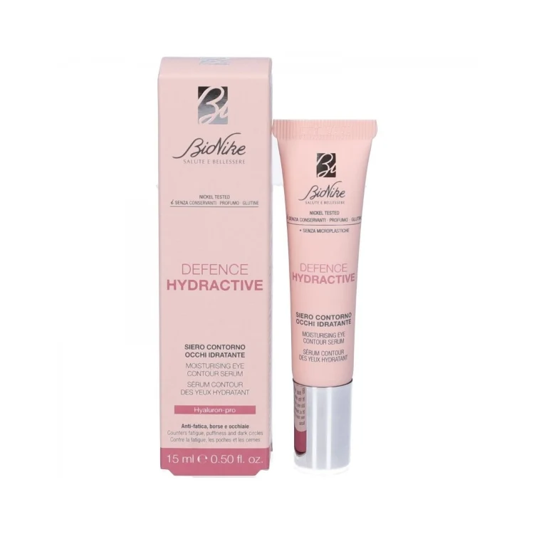 BioNike - Defence Hydractive - Siero Contorno Occhi Idratante - Moisturising Eye Contour Serum - Sérum Contour Des Yeux Hydratant - Hyaluron-Pro