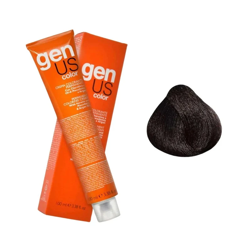 Genus Crema Colorante Permanente - 5.14 Castano Chiaro Tabacco 100ml