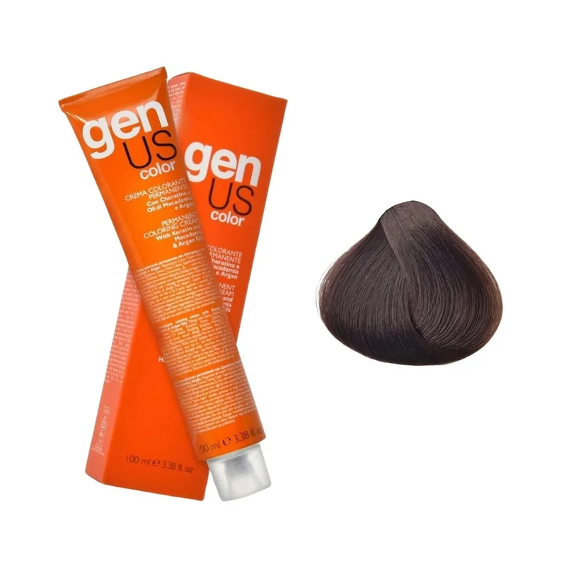 Genus Crema Colorante Permanente - 5.00 Castano Chiaro Intenso 100ml