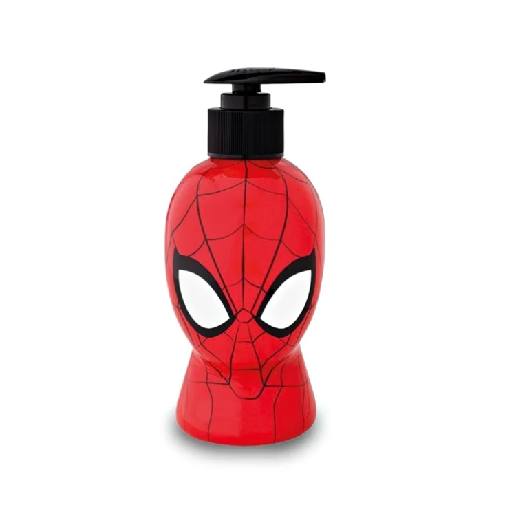 Lorenay - Marvel Spider-Man - 2 En 1 Bubble Bath-Shampoo - Gel Doccia-Shampoo