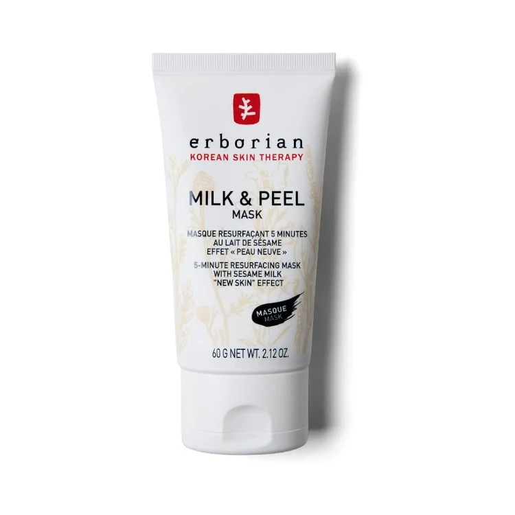 Erborian - Korean Skin Therapy - Milk & Peel Mask - Masque Resurfacant 5 Minutes - Au Lait De Sésame Effet Peau Neuve - 5-Minute Resurfacing Mask - With Sesame Milk New Skin Effect