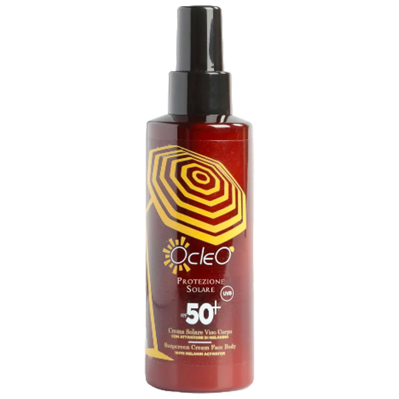 Crema Solare spray Viso Corpo Spf 50+ Ocleo 150 ml