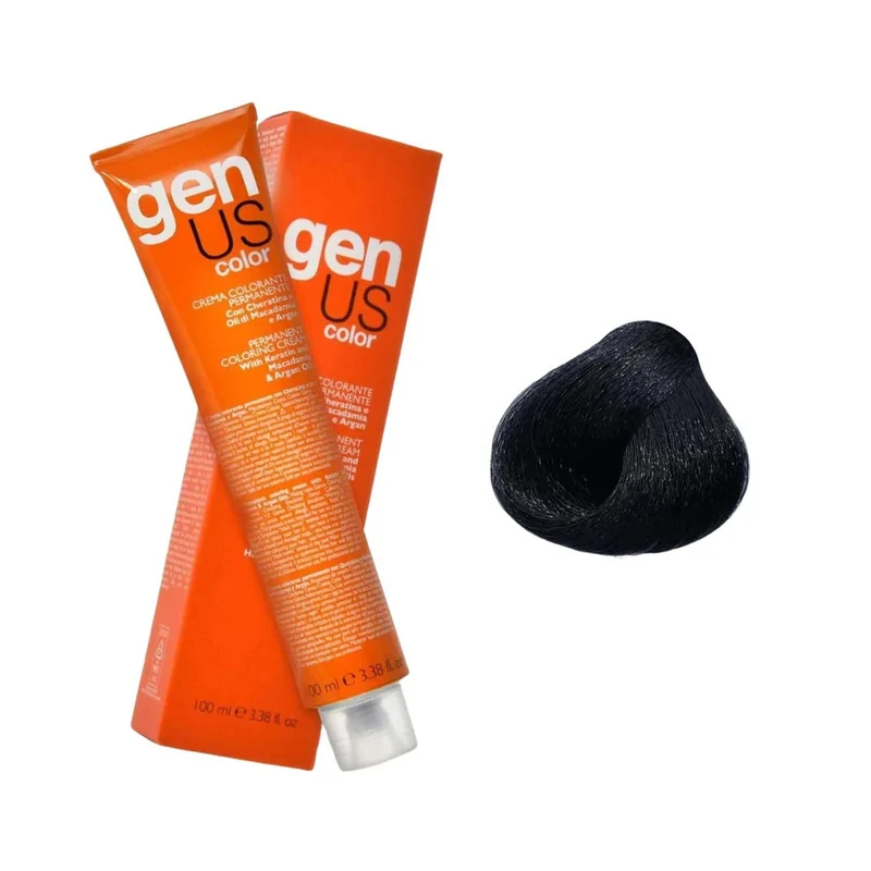 Genus Crema Colorante Permanente - 1.10 Nero Blu 100ml