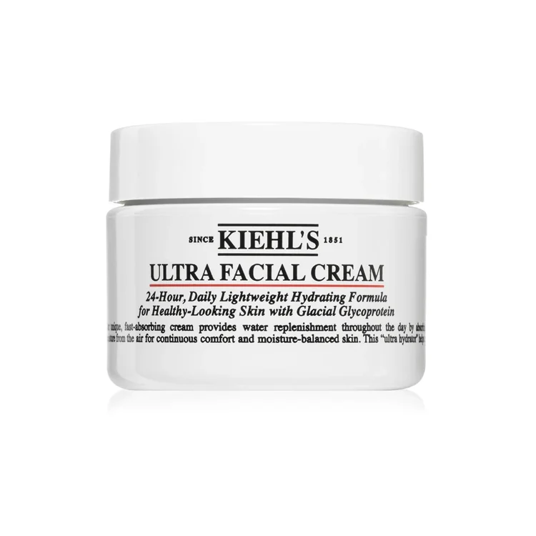 Kiehl's - Ultra Facial Cream - 24-Hour Daily Lightweight hydrating Formula - With 4,5% Squalane And Glacial Glycoprotein - Crema Viso Ultra Idratante
