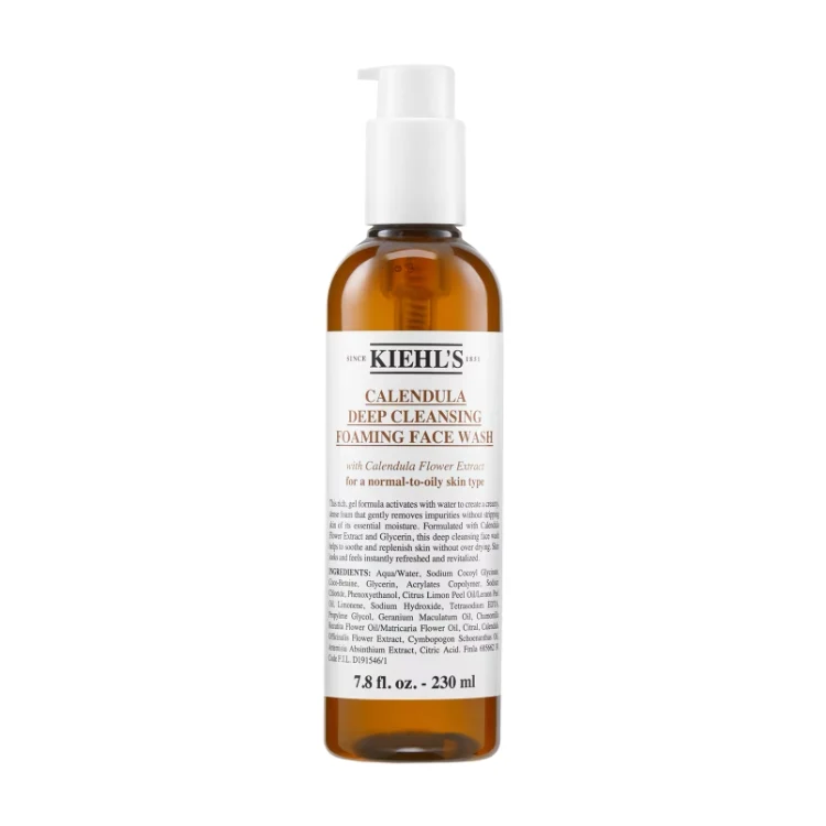 Kiehl's - Calendula Deep Cleansing Foaming Face Wash - With Calendula Flower Extract - For A Normal-To-Oily Skin Types