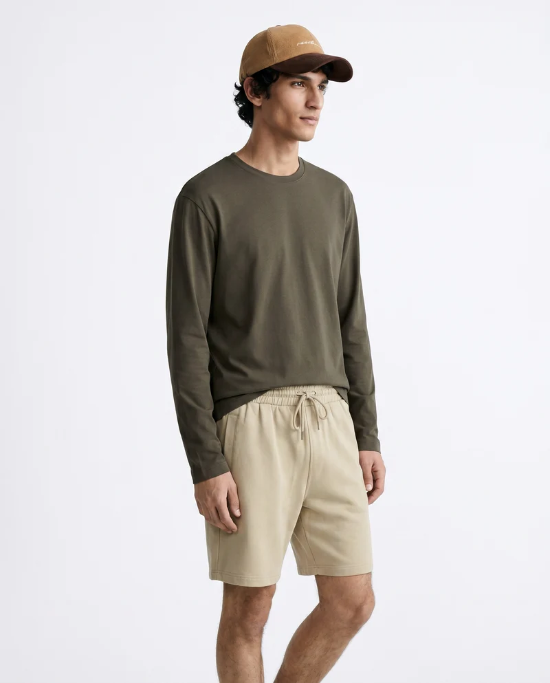 Bermuda Felpa French Terry Vita Jogger - Grigio ghiaccio