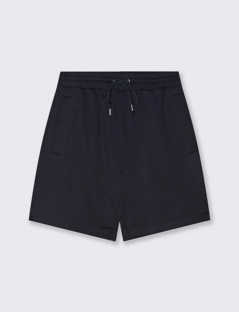 Bermuda Felpa French Terry Vita Jogger - Blu