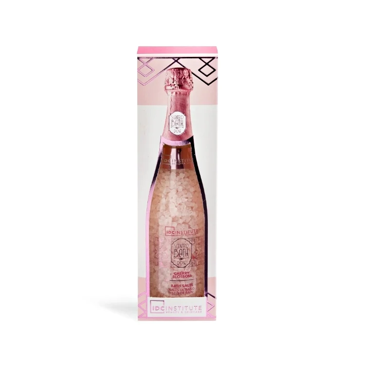 Idc Institute - Scented Bath Rose - Cherry Blossom - Bath Salts - Sales de Baño - Sels De Bain