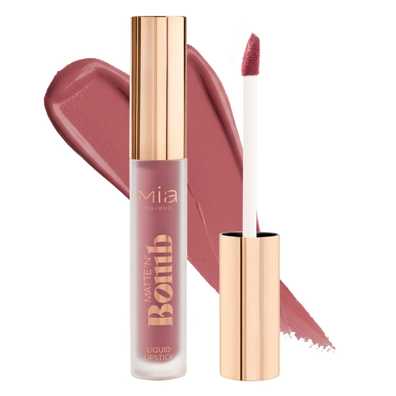 Matte N Bomb Rossetto Liquido Opaco No Transfer Chat 06 Mia Makeup 4,5ml
