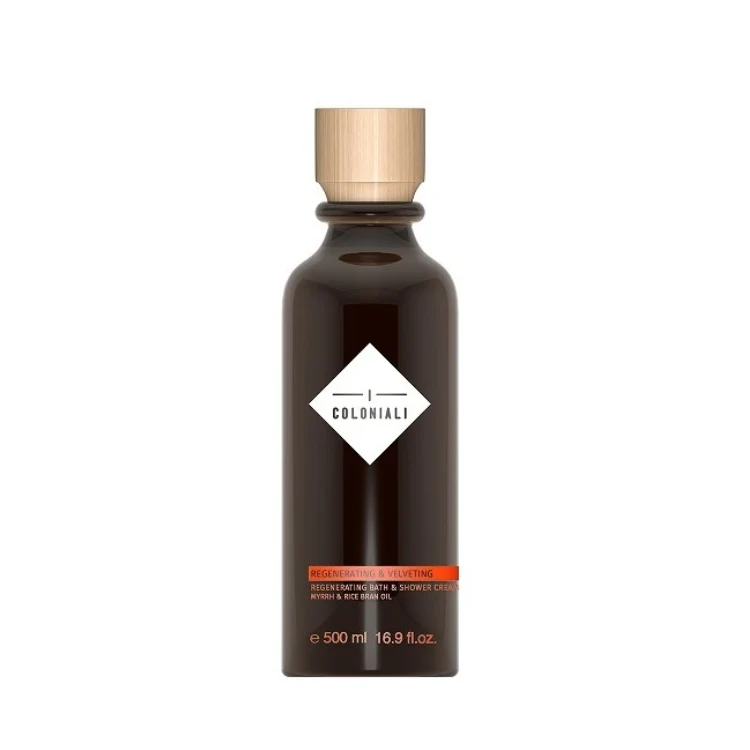 I Coloniali - Regenerating & Velveting - Regenerating bath & Shower Cream - Myrrh & Rice Bran Oil