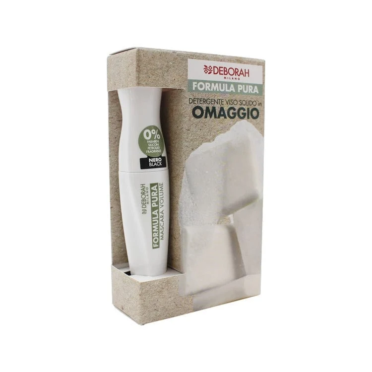 Deborah - Formula Pura - Volume & Forza - Mascara + Detergente Viso Solido In Omaggio