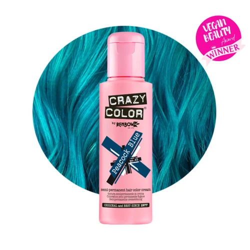 Crazy Color By Renbow 45 Peacock Blue 100ml