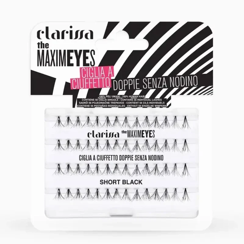 Clarissa Maximeyes Ciglia a Ciuffetto Doppie Senza Nodino