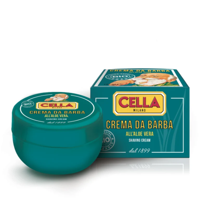 Cella Milano Bio Crema Da Barba All'aloe Vera 150ml