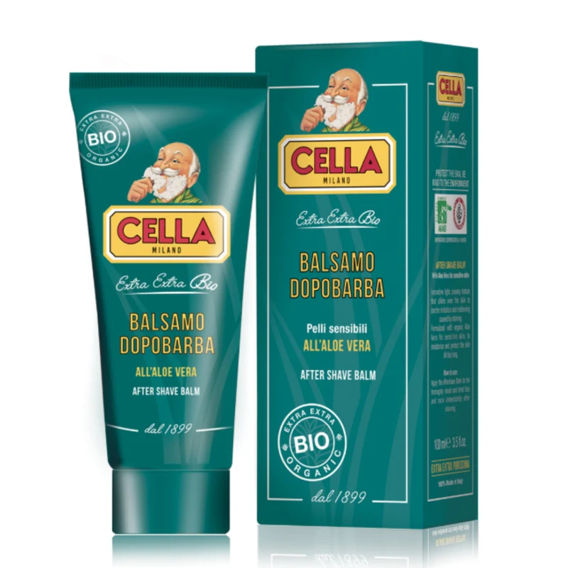 Cella Milano Bio Balsamo Dopobarba Pelli Sensibili All'aloe Vera 100ml