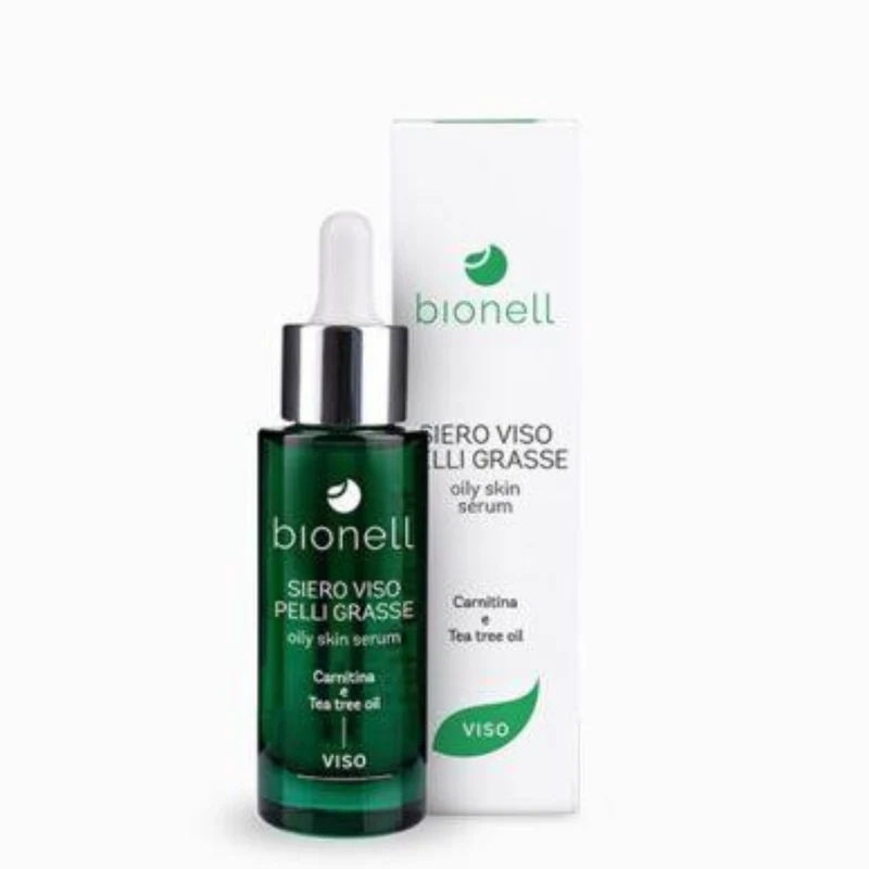 Bionell Siero Viso Pelli Grasse - Carnitina e Tea Tree Oil 30ml