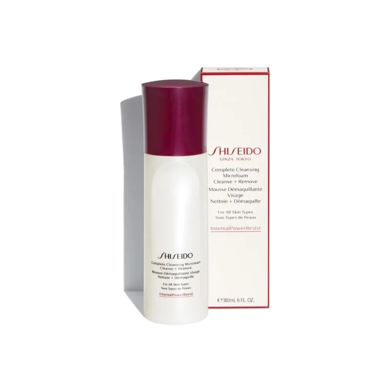 Shiseido - Ginza Tokyo - Complete Cleansing Microfoam - Cleanse + Remove - Mousse Démaquillante Visage - Nettoie + Démaquille - For All Skin Types - Tous Types De Peau