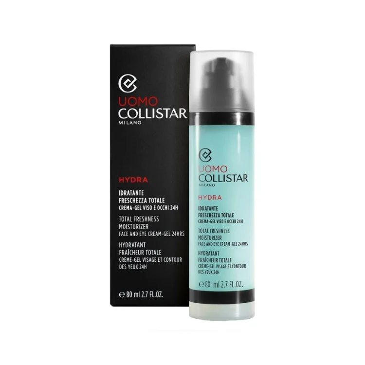 Collistar - Linea Uomo - Hydra - Idratante Freschezza Totale - Crema-Gel Viso E Occhi 24H - Total Freshness Moisturizer - Face And Eye Cream-Gel 24Hrs - Hydratant Fraicheur Totale - Crème-Gel Visage Et Contour Des Yeux 24H