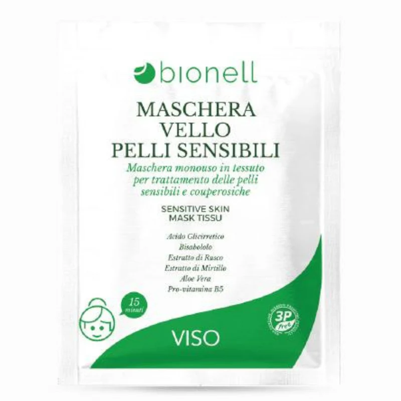 Bionell Maschera Vello Pelli Sensibili 30gr