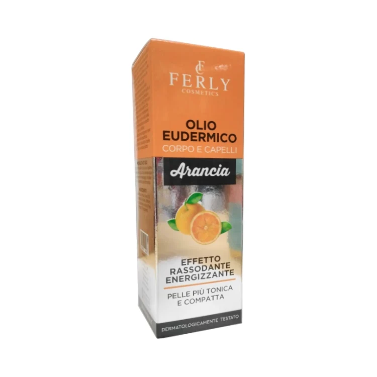 Ferly Cosmetics - Olio Eudermico - Corpo & Capelli - Arancia - Effetto Rassodante Energizzante - Pelle Più Tonica & Compatta - Dermatologicamente Testato