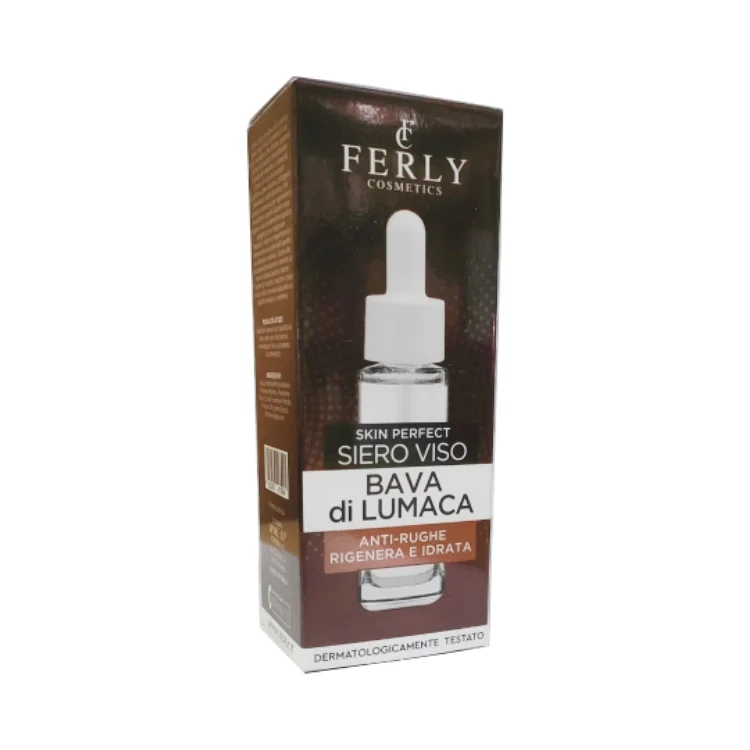 Ferly Cosmetics - Skin Perfect Siero Viso - Bava Di Lumaca - Anti-Rughe Rigenera & Idrata - Dermatologicamente Testato