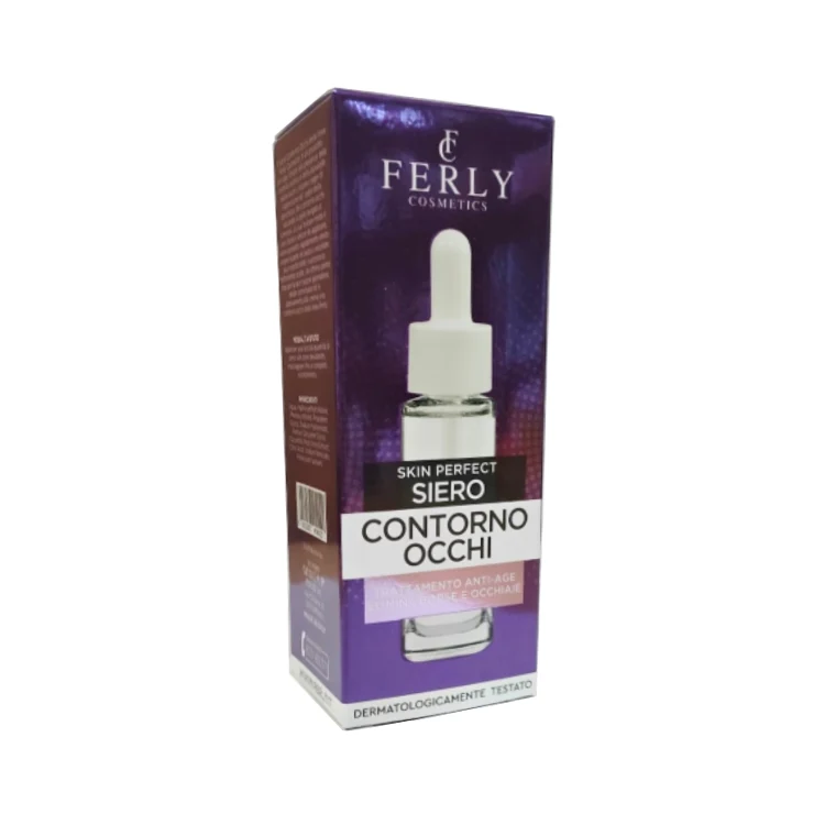Ferly Cosmetics - Skin Perfect Siero - Contorno Occhi - Trattamento Anti-Age Elimina Borse & Occhiaie - Dermatologicamente Testato