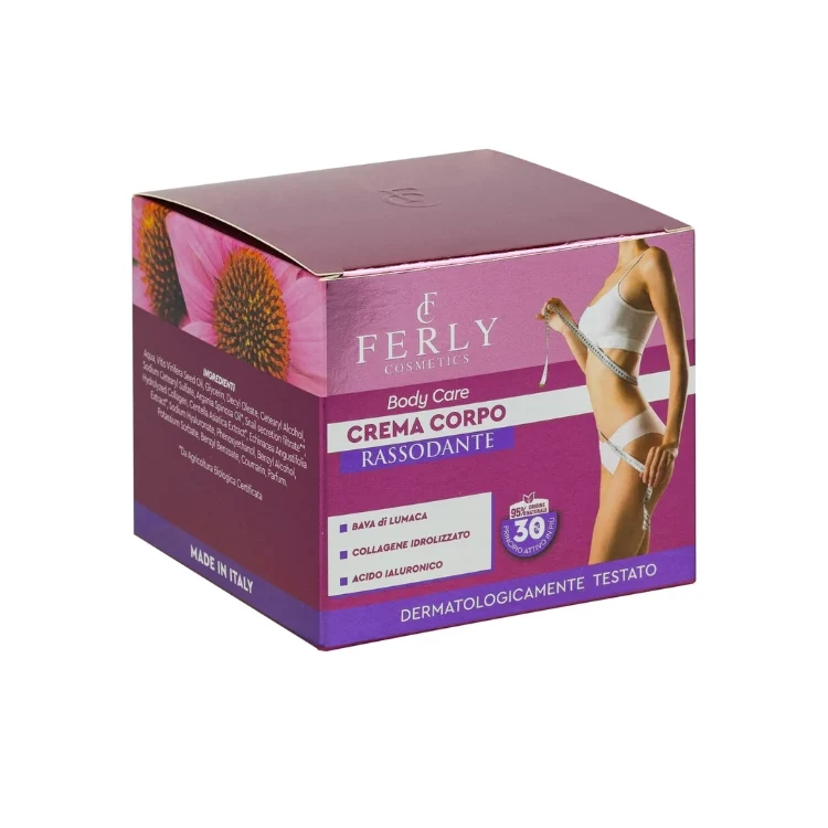 Ferly Cosmetics - Body Care - Crema Corpo Rassodante - Bava Di Lumaca Collagene Idrolizzato Acido Ialuronico - Dermatologicamente Testato