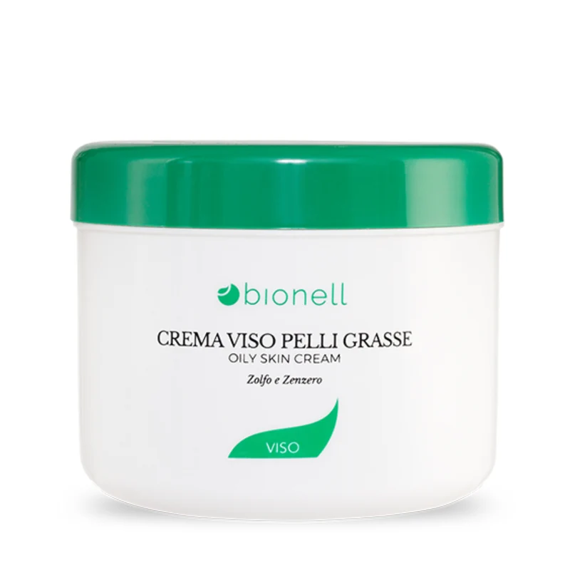 Bionell Crema Viso Pelli Grasse - Zolfo e Zenzero 500ml