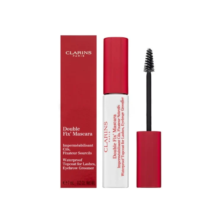 Clarins - Double Fix Mascara - Cils & Sourcils - Lashes & Eyebrows - Imperméabilisant Cils, Fixateur Sourcils - Waterproof Topcoat For Lashes, Eyebrow Groomer