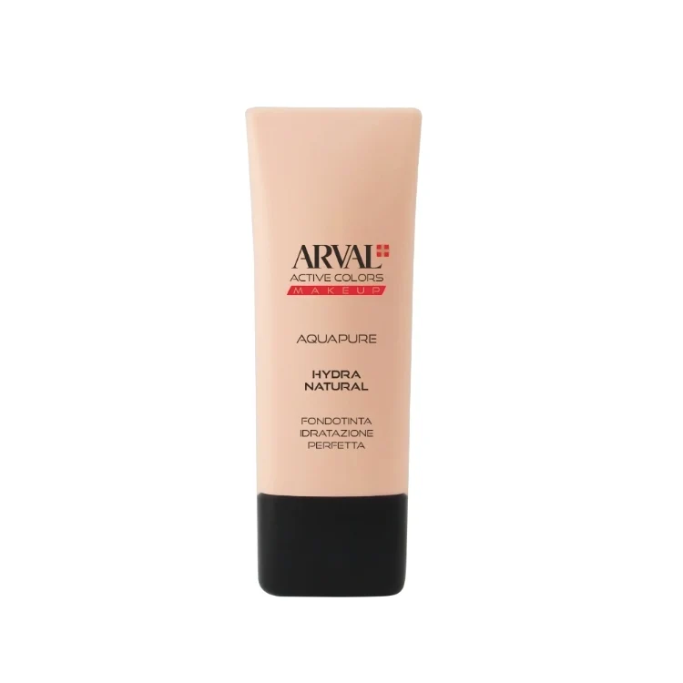 Arval - Active Colors Makeup - Aquapure - Hydra Natural - Fondotinta Idratazione Perfetta - Swiss Apple Stem Cells - Hydra Vitamin Complex