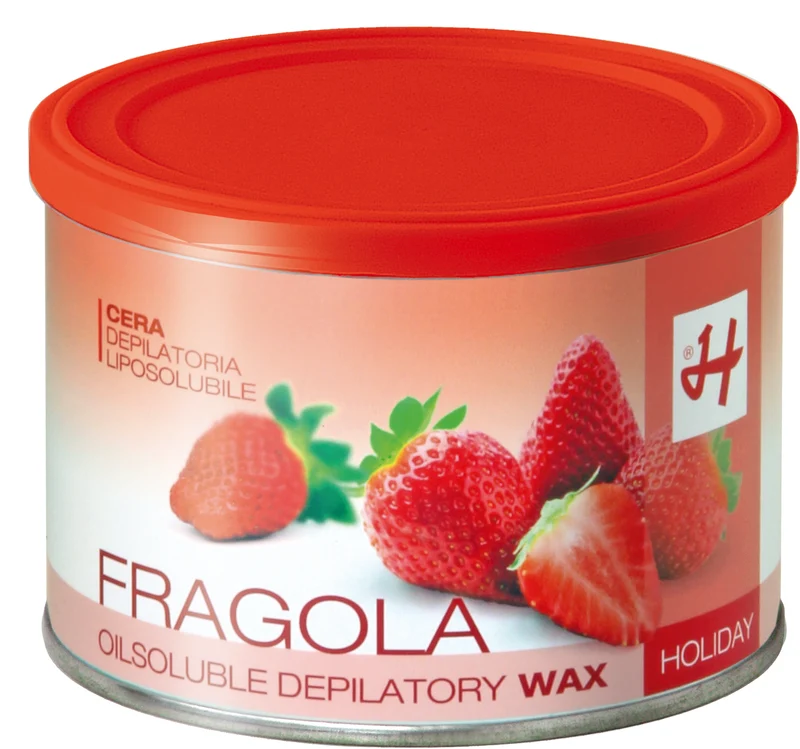 Cera epilazione liposolubile Fragola HOLIDAY vaso 400 ml