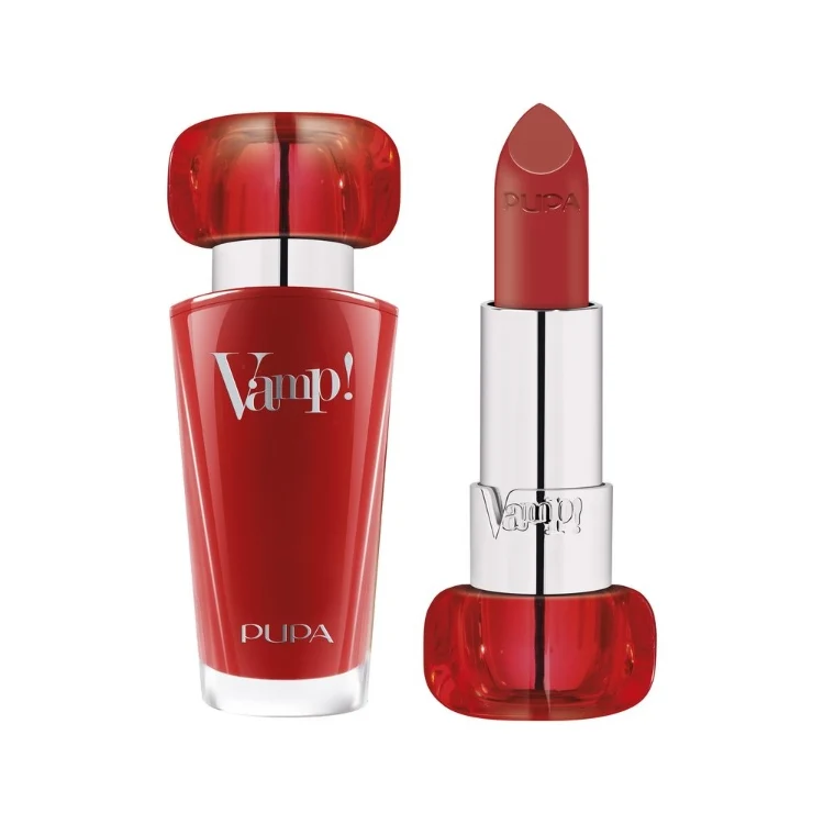 Pupa - Vamp! - Rossetto Colore Estremo - Labbra Scenografiche - Con Trattamento Volumizzante - Extreme Colour Lipstick - Spectacular Lips - With Plumping Treatment