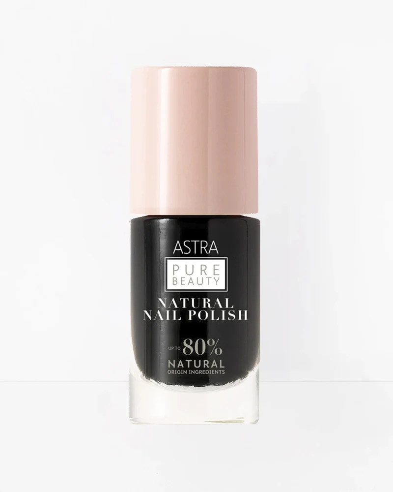 Astra Pure Beauty Natural Nail Polish - 16 Black Rice
