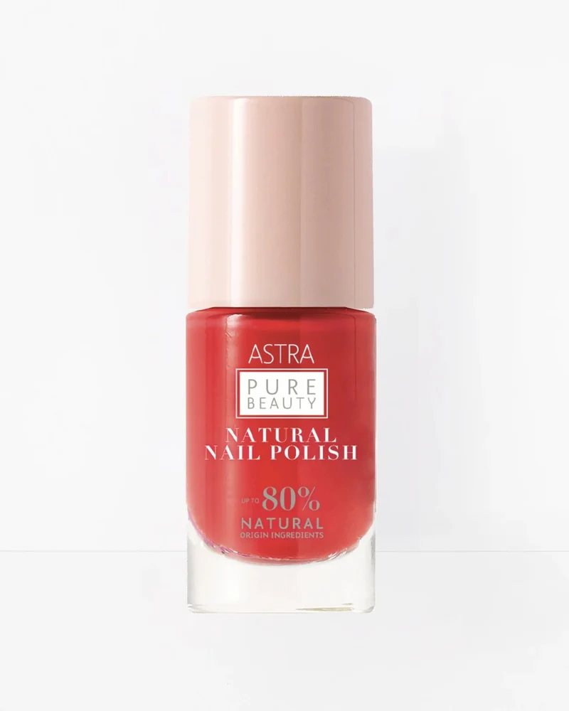 Astra Pure Beauty Natural Nail Polish - 12 Coralize